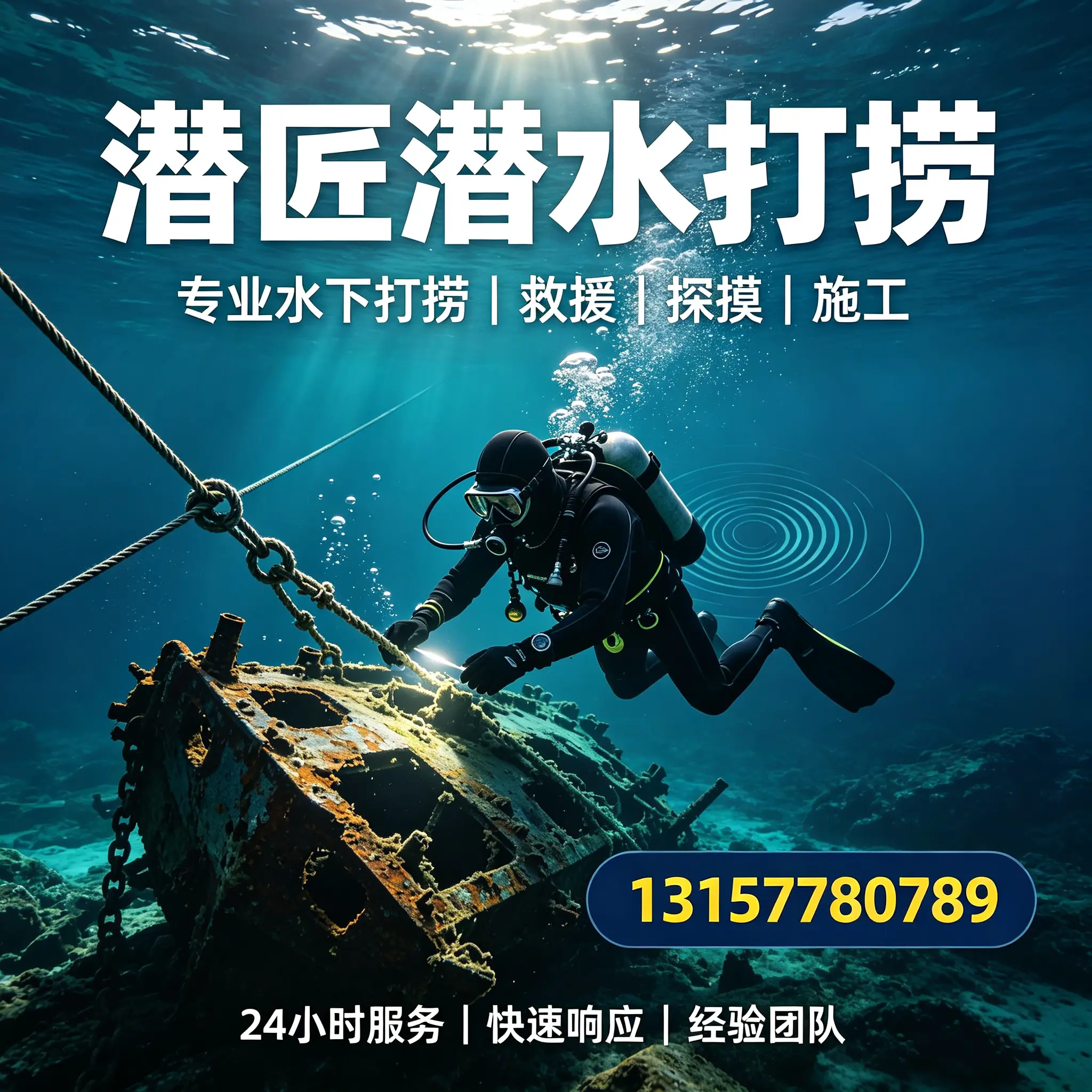 成都水下打捞作业服务产品